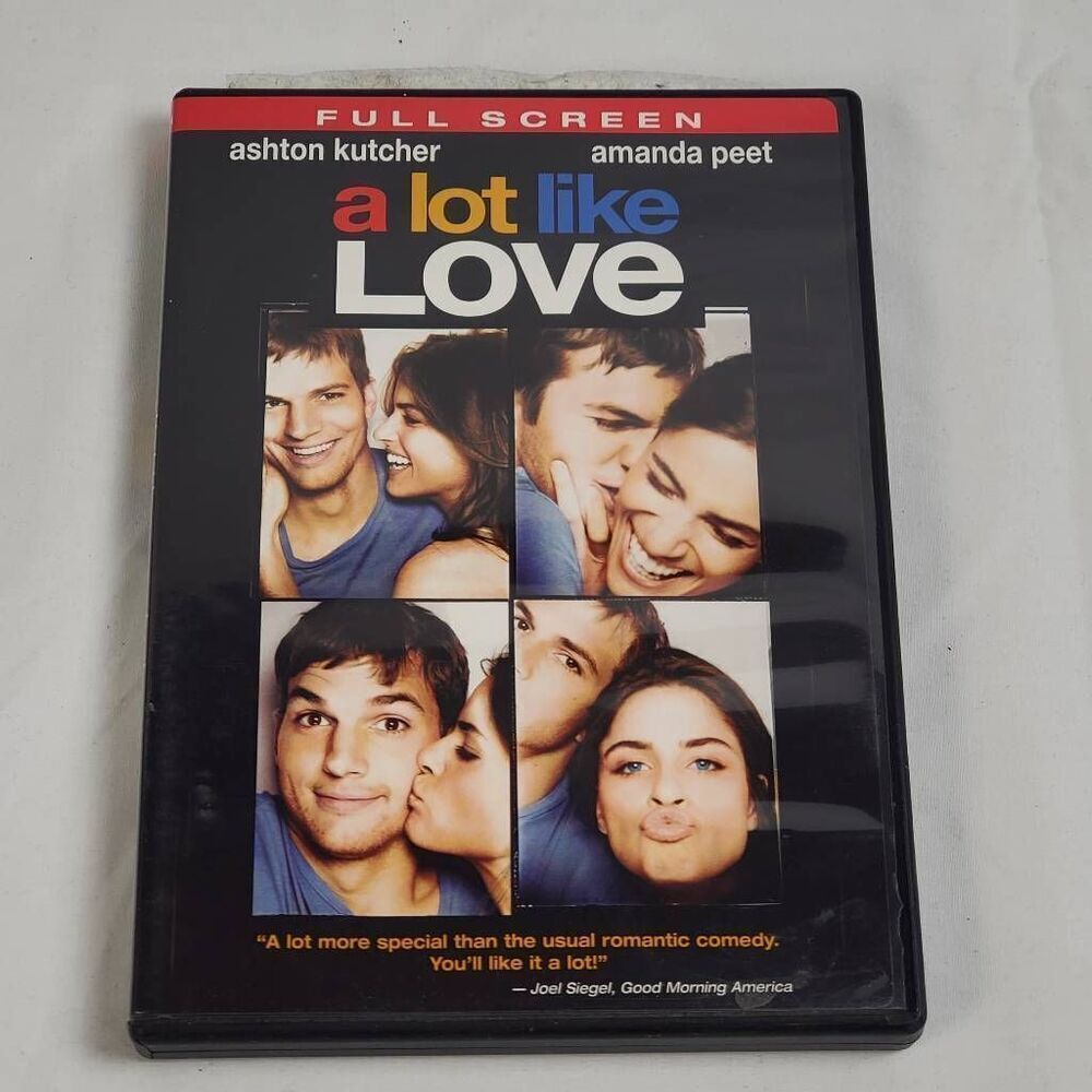 A Lot Like Love DVD Romantic Comedy Ashton Kutcher Amanda Peet